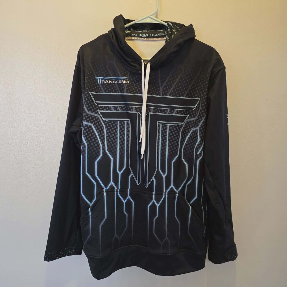 LEGENDBORNE HOODIE SWEATSHIRT PULLOVER TRANSCEND POLYESTER FLEECE SIZE XL UNISEX